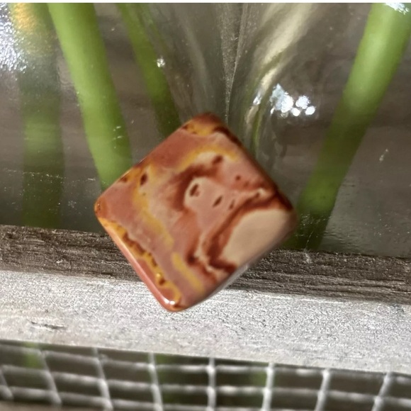 Men’s Bundle Of Vintage Mineral Stone Cufflinks and One Tie Bar. Multi-color. - Picture 6 of 9